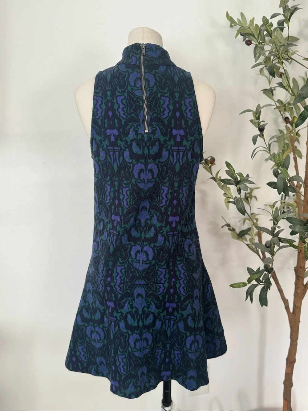 FREE PEOPLE - 'Amelia'  Womens Knit Drop Waist Shift Dress  Small - Picture 2 of 5